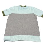 Polagram Lucy Avenue Women's Color Block Short Sleeve Pullover Sweater Size L Photo 10