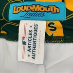 Loudmouth Oakland A’s Athletics Flower Skort Golf Skirt Green MLB NWTs large Yellow Photo 3
