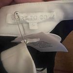 NEW MORE TO COME Jeyne Skirt Set in Black & White Photo 6