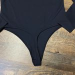 Babaton NEW Aritzia Contour Bodysuit Women’s 1X Black Long Sleeve Soft Stretch Photo 12