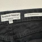 American Apparel  Women's Black The High Waisted Jean  Sz: 25 (b31) Photo 4