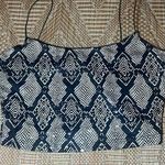 Windsor Women's Seriously Snake Sequined Crop Top, Size S, Great Condition Photo 0
