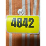 Wrangler  Orange Stripe Geometric Print Button Down Shirt Top Womens XXL Photo 8