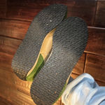 Diesel Vintage  leather green suede shoes/sneakers size 8 Photo 5