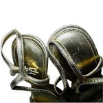 Larroude gold stiletto strap sandal heels NEW Size 8 Photo 4