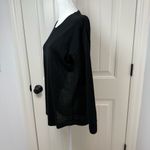 Sweet Romeo  Black Crew Neck Pullover Sweater Photo 1