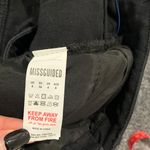 Missguided denim mini skirt black size 4 Photo 6