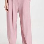 Ganni  Drapey Melange Loose Mid Waist Pleat Pants size 44/US L Photo 0