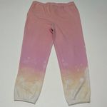 Generation Love  Rowe Dip Tie Dye Pull On‎ Sweatpants Pink Yellow White Large Photo 10