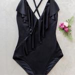 NWOT Joyfolie Kona black one piece swimsuit Size Small Photo 2