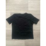 Maje  Black 100% Linen Trinite Embroidered Top‎ Size 2 Photo 3
