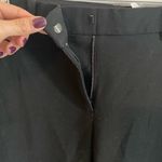 Ann Taylor  6P Black Crop Pants with Lace Bottom - has pockets Photo 1