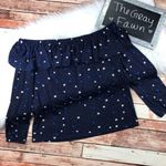 Modcloth NWT leota Aurora blouse in galaxy‎ star print Photo 5