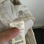 Anthropologie Pilcro Rolled Hem Distressed Denim Shorts Cream Size 28 Photo 4