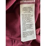 NWT J. Crew Ruffle Shoulder Top Jacquard Plaid Sleeve Warm Burgundy Size Small Red Photo 5