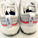 Nike  Air Max 97 Size 7.5 Essential Sneakers White Multi Color‎ Low Top Photo 3