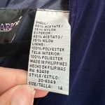 Sag Harbor  Midnight Blue Velvet Cocktail Timeless Party Dress Women’s Size 14 Photo 6