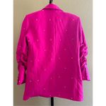 Generation Love Nadia Faux Pearl-Embellished Blazer in Magenta Size XS Photo 2