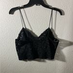 Free People Intimately Cropped Elegant Black Lace Bralette S Photo 13