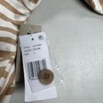 A' LA CARTE Print Suede Collar Shirt Jacket Size Large Crean Tan New With Tags Photo 5