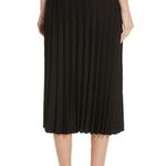 Lewit Metallic Sparkle Pleated Maxi Midi Knit Black Skirt size XS Photo 1