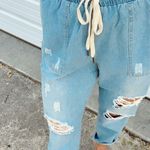 Boutique Denim Joggers Blue Size L Photo 1