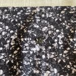 Lululemon Shine Tight (Roll Down) Shimmy Shimmer Black White Small Photo 5