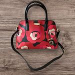 Kate Spade NWOT  Satchel Bag Zip Purse Deco Rose Orient Red Floral Photo 0