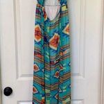 CARAMELA - Tribal Maxi Dress With Open Back! In great condition! 🧡 Photo 1