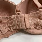 Victoria's Secret  | Dream Angels Lined Demi Bra Nude Pink Lace 34DDD Photo 4