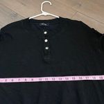 Monrow black quarter snap sweater style HT0545 womens size L Size L Photo 4