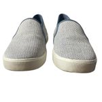 Vince Preston Felted Skate White Woven Slip-on Sneakers in Anchor Blue Size 7.5 Photo 1