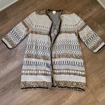 Chico's Chico’s Open Front Mixed Textured Knit Cardigan Sweater Jacket ~ Size 2 Photo 3