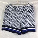 Ann Taylor Factory The Drapey Short sailor flat front printed shorts high waist Photo 12