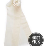 Chicory San Francisco Soft Pink White Lily Scarf Photo 0