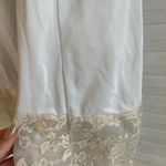 Vassarette Vintage Hollywood  Light Blue and Cream Lace Slip Photo 7