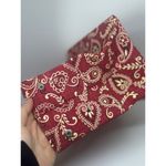 Longaberger Homestead Red Bandana Travel Bag Tote 8 x 12” Purse Paisley Photo 3