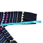 Talbots  Charming Cardigan Hearts Stripes Womens Size Large Petite Navy Photo 3