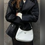 Leather Biker Jacket Black Size 6 Photo 1