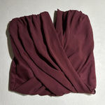 Charlotte Russe Strapless Twist Front Tube Top | Wine Red | Size M Photo 0