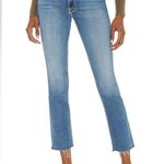 MOTHER Denim NWT  Mid Rise Dazzler Ankle Fray Jeans Riding Cliffside Size 32 Photo 1