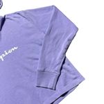 Champion  Lavender Cropped Hooded Sweatshirt M Photo 2