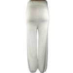 Magnolia Boutique White Fleece High Waisted Pull On Wide Leg Lounge Pants Sz S Photo 2