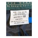 Harvé Benard Vintage Harve Benard Pinstripe Dress Coat Wool Blend Career Black Women Size 10 Photo 5