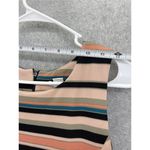 Bar III  Women's Fit & Flare Dress Sleeveless Striped Size Medium USA Made Photo 7
