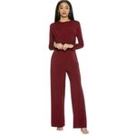 Alexia Admor  Women's Milan Draped Wide Leg Jumpsuit Photo 2