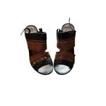 7 For All Mankind Women's Slingback Heels Size 8.5 Brown Stiletto Open Toe Photo 4