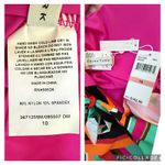 Trina Turk NEW Ruffle Flutter Sleeve Plunge One Piece Swimsuit Colorful Size 10 Photo 7