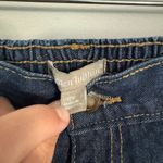 Woman Within Dark Wash Jean Capris Women's Size 12 W Elasticized Back Waistband Photo 2