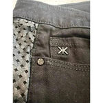Kim kardashian “Kim” curvy skinny jeans size 12 faux leather detail Black Photo 3